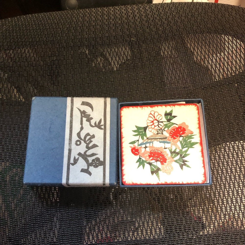 Hungarian? Hand Painted Drink Coasters- 634 $35 or $30 w/offer